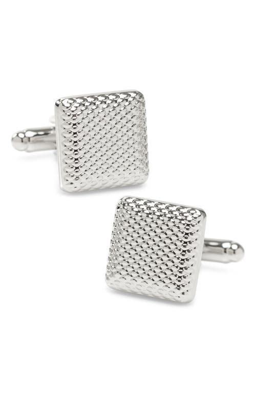 Cufflinks, Inc. Textured Square Cuff Links in Silver at Nordstrom