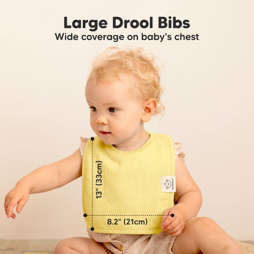 KEABABIES KEABABIES 8-PACK COAST DROOL BIBS 