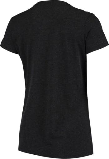 47 Brand Women's '47 Black Pittsburgh Pirates Tidal Slub V-Neck T-shirt