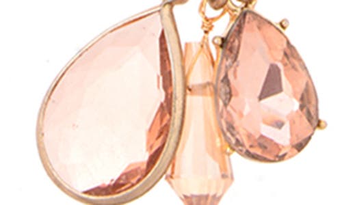 Shop Zaxie By Stefanie Taylor Crystal Charm Layered Necklace In Gold