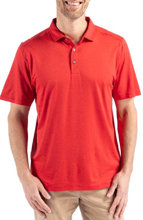 Shop Cutter & Buck Comfort Performance Jersey Polo In Red