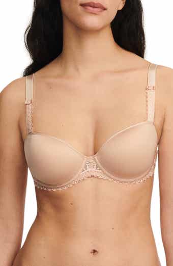 Buy Chantelle Champs Elysees Lace Demi Bra - White Brown Bicol At 65% Off