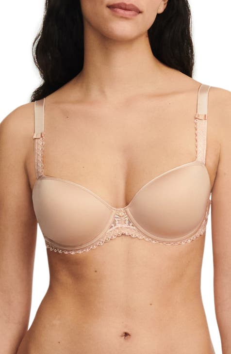 Embroidered Tulle Ruffle Body Shaping Bra Sexy Soft Underwire