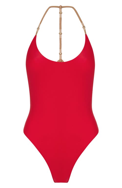 ViX Swimwear Layla One-Piece Swimsuit in Red at Nordstrom, Size Medium