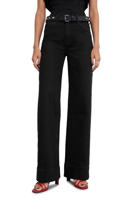 & Other Stories Wide Leg Jeans In Black