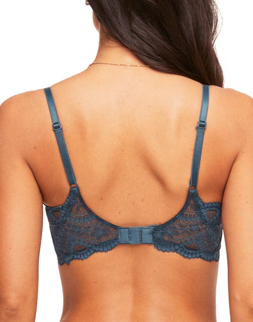 Shop Adore Me Janey Contour Plunge Bra In Dark Blue