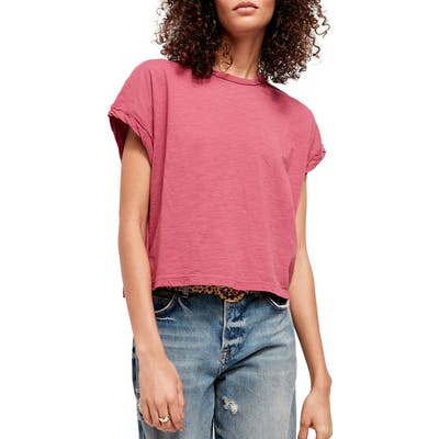 Free People You Rock T-Shirt, Pink