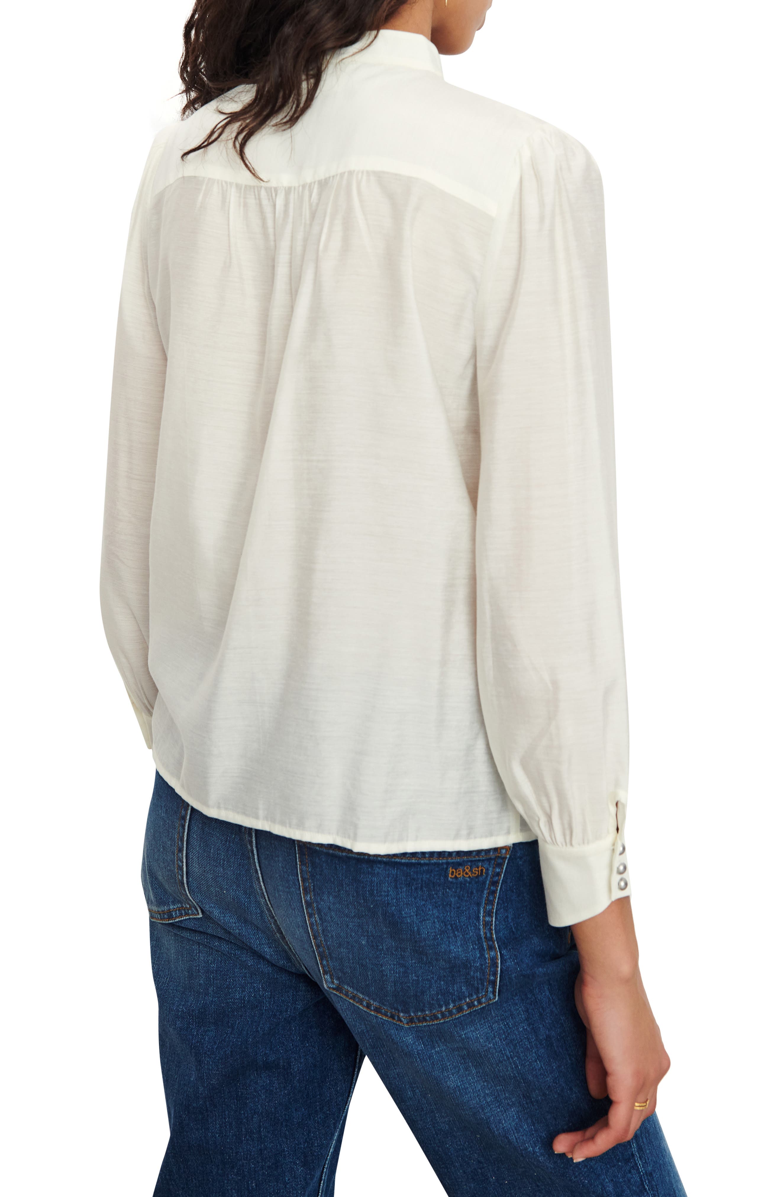 Ba Sh Laura Button Front Blouse Nordstrom