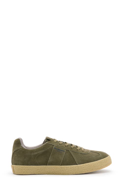 Shop Allsaints Jaimee Sneaker In Khaki Green