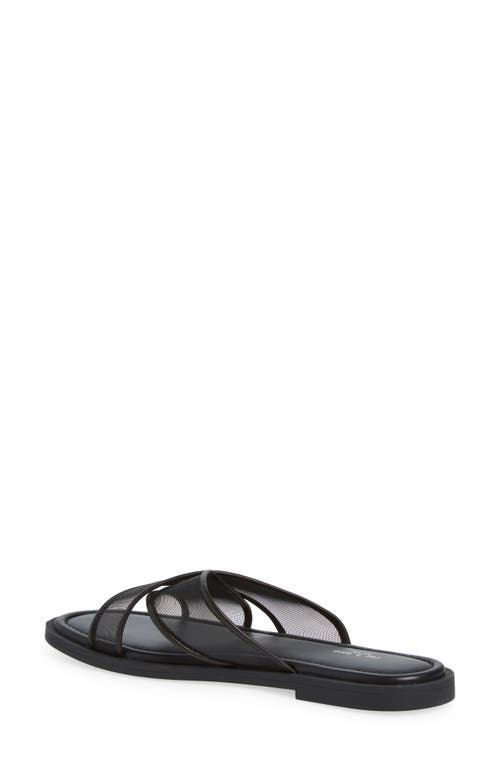 Shop Rag & Bone Geo Mesh Cross Strap Sandal In Black