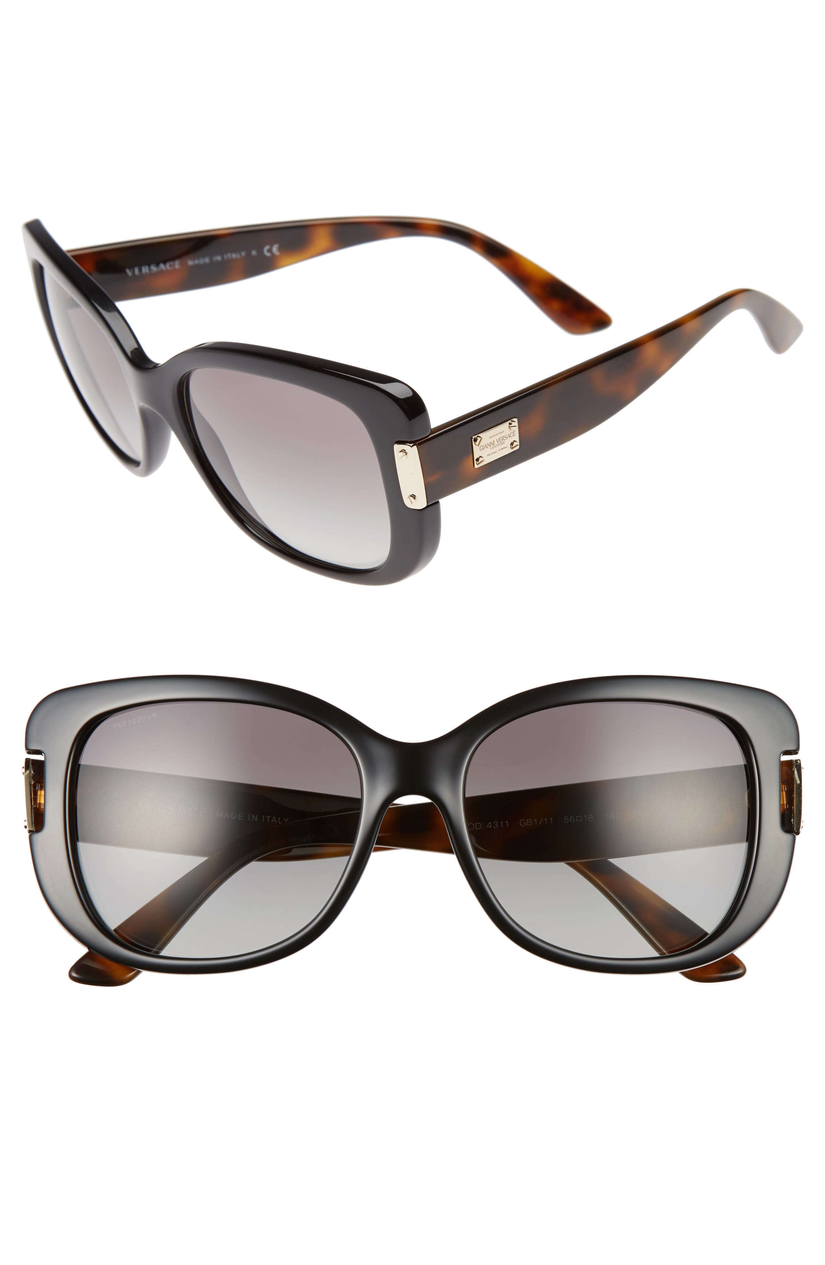 Versace 56mm Retro Sunglasses Nordstrom