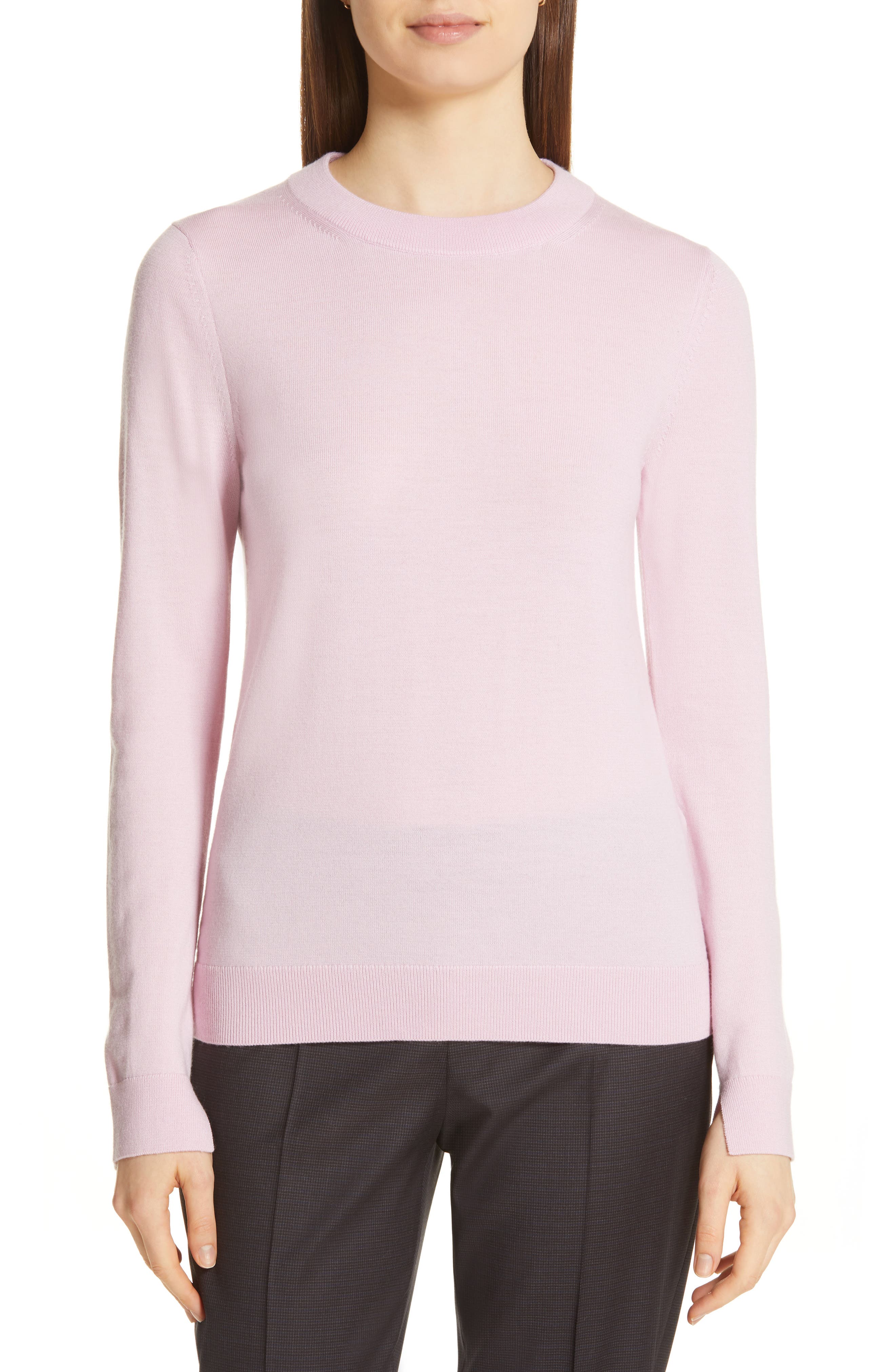 Boss Fegan Merino Wool Knit Sweater, Pink