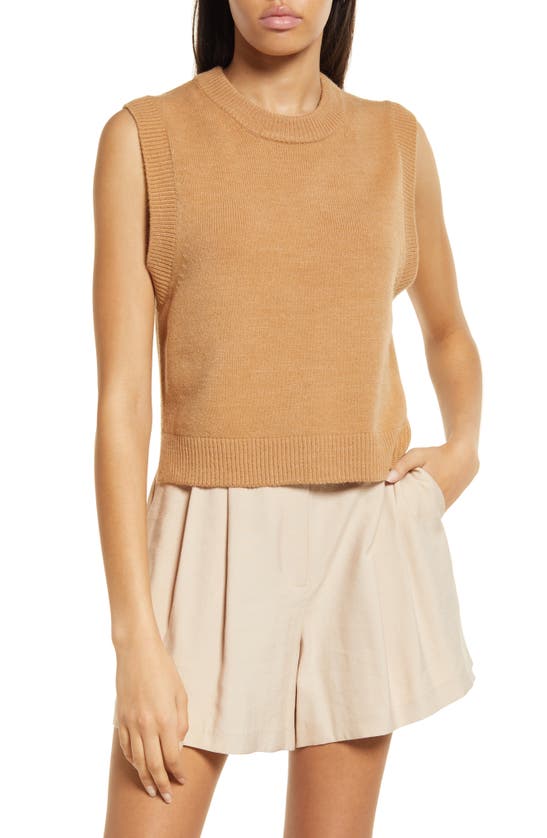 Babysoft Sleeveless Sweater Vest Camel Mel