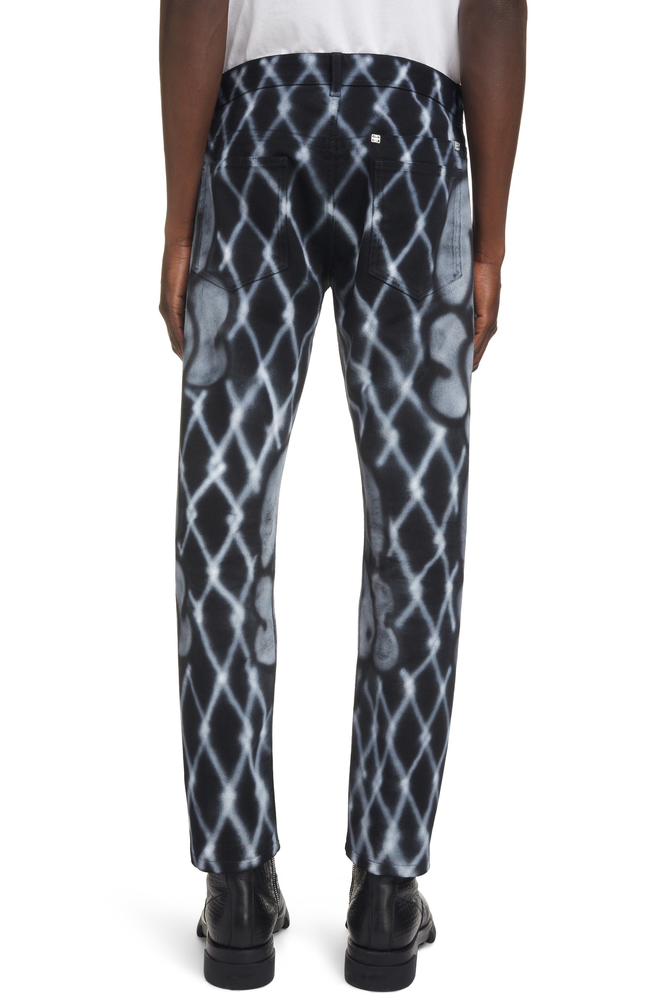 Givenchy x Chito Graffiti Stretch Slim Fit Jeans in 001-Black