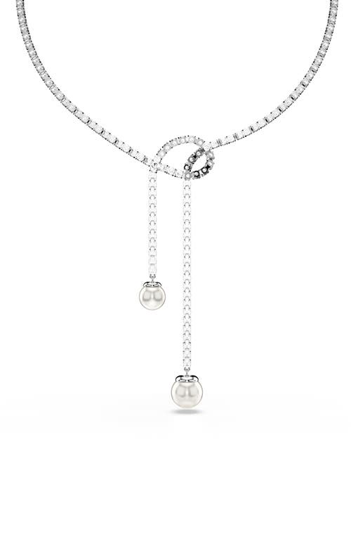 Swarovski Elegant And Timeless Bijoux Accessory In Silver/white