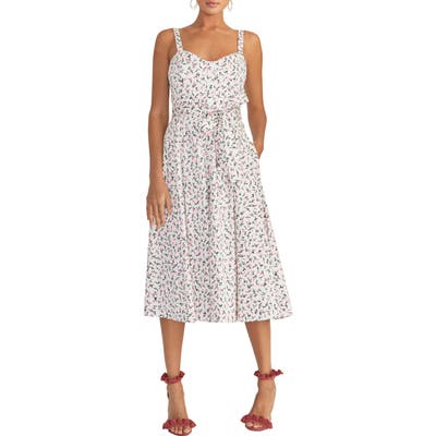 Rachel Rachel Roy Print Fit & Flare Sundress, Ivory