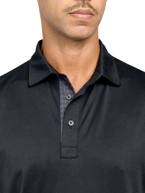 Construct Con.struct Solid Performance Golf Polo In Black