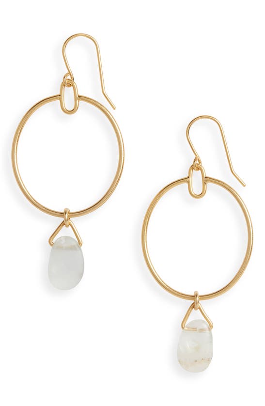 Shop Madewell Stone Collection Chrysoprase Statement Earrings
