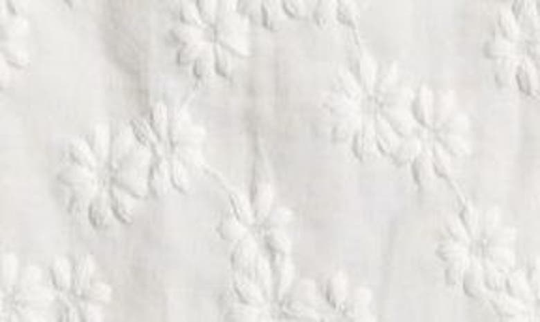 Mistress Rocks Cotton Broderie A-line Miniskirt In White