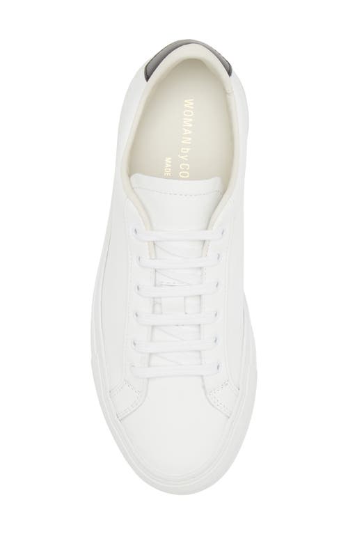 Shop Common Projects Retro Low Top Sneaker In White/black