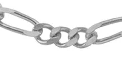 Fzn Figaro Chain Necklace In Silver