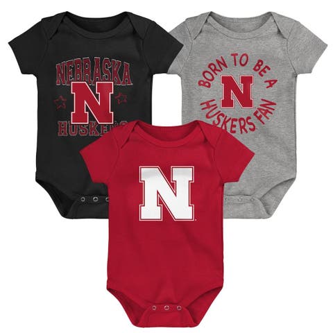 Newborn & Infant Red/Black/Heathered Gray Tampa Bay Buccaneers 3rd