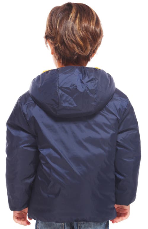 Rokka&rolla Kids' Reversible Lightweight Puffer Jacket In Spectra Yellow
