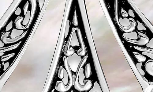 Samuel B. Mother-of-pearl Fan Drop Earrings In White