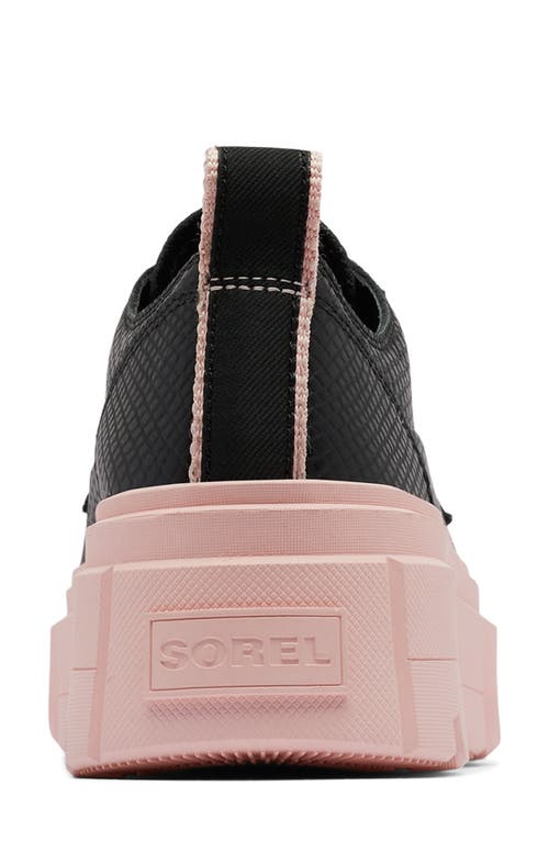 Shop Sorel Caribou X Waterproof Platform Sneaker In Black/vintage Pink