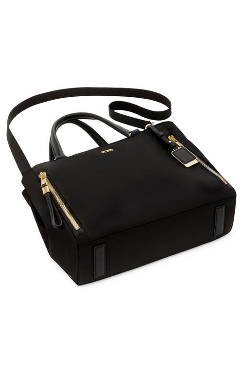 Tumi Medium Valetta Tote In Black/gold