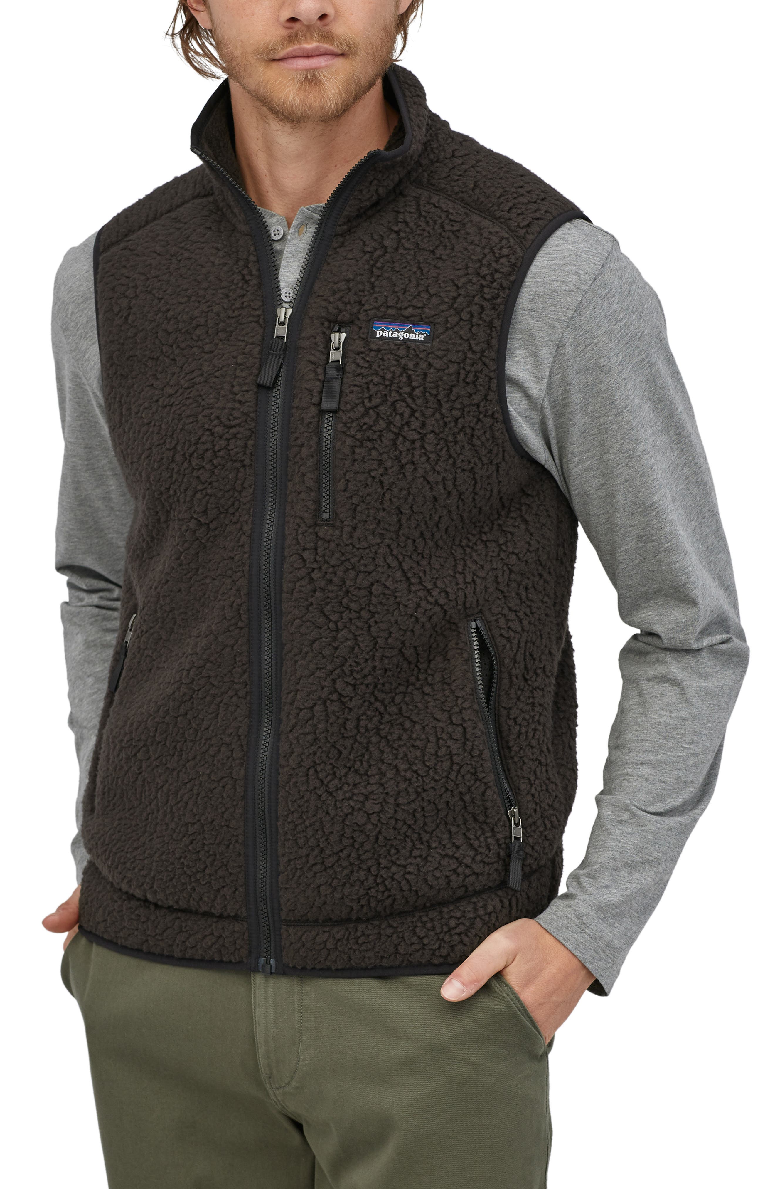 retro pile vest patagonia