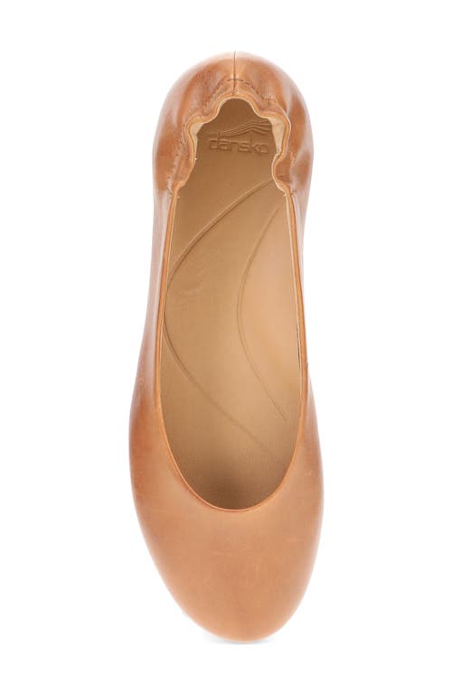 Shop Dansko Mollie Ballet Flat In Luggage