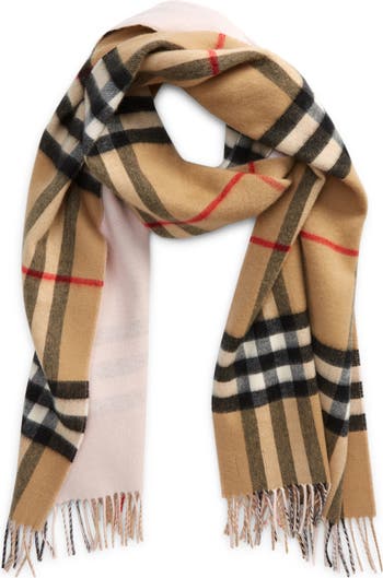 Burberry Check Reversible Cashmere Scarf | Nordstrom