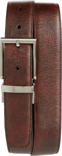 Magnanni Lados Reversible Calfskin Leather Belt | Nordstrom
