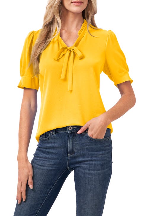 Women's Yellow Tops | Nordstrom