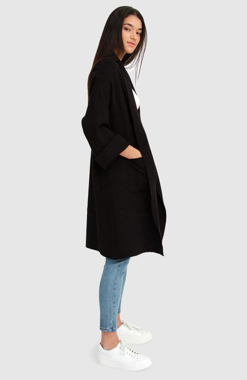 Belle & Bloom Hold The Line Coatigan In Black