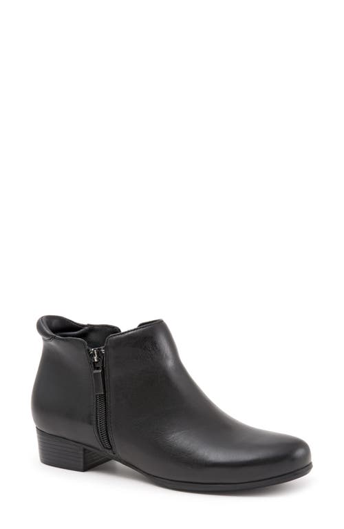 Trotters Major Bootie Black Leather at Nordstrom,