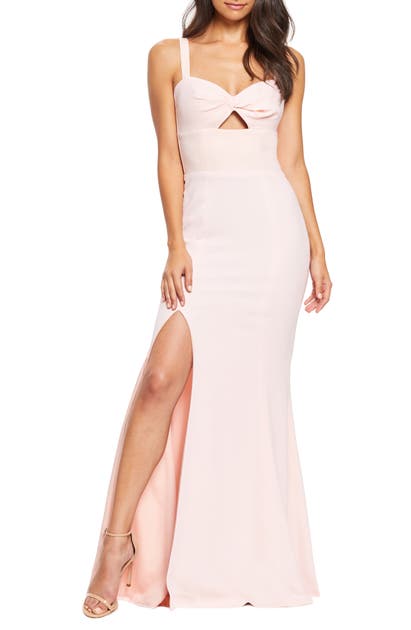 Dress The Population BROOKE TWIST FRONT GOWN
