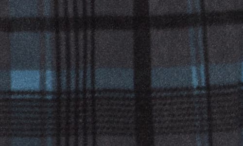 Union Cascade Buffalo Plaid Microfleece Button-up Shirt In Astro