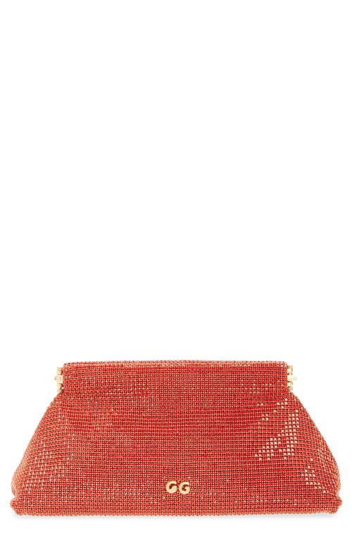 CULT GAIA CULT GAIA LILLIA CRYSTAL MESH CLUTCH 