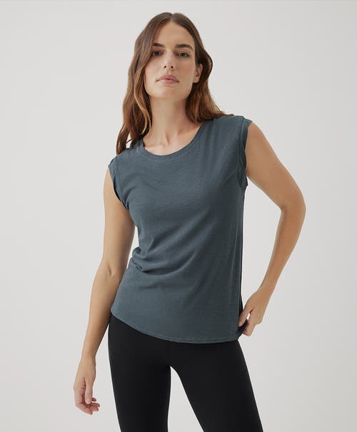 Pact Organic Featherweight Slub Muscle Tee In Ore