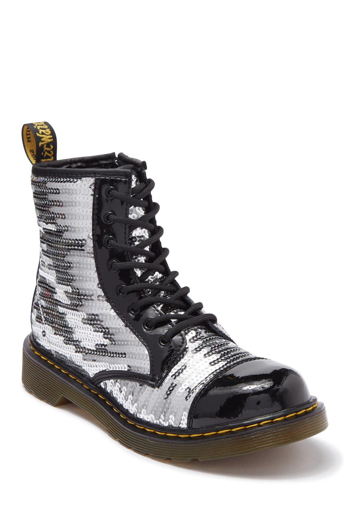 doc martens sequin boots
