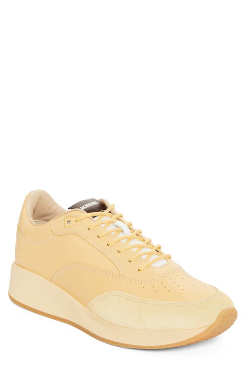 Shop Jacquemus La Daddy Sneaker In Pale Yellow 205