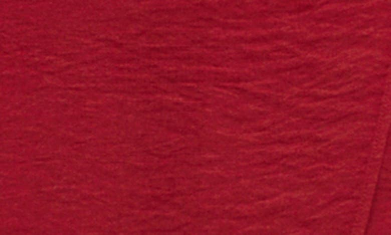 Mango Long Sleeve Wrap Dress In Red