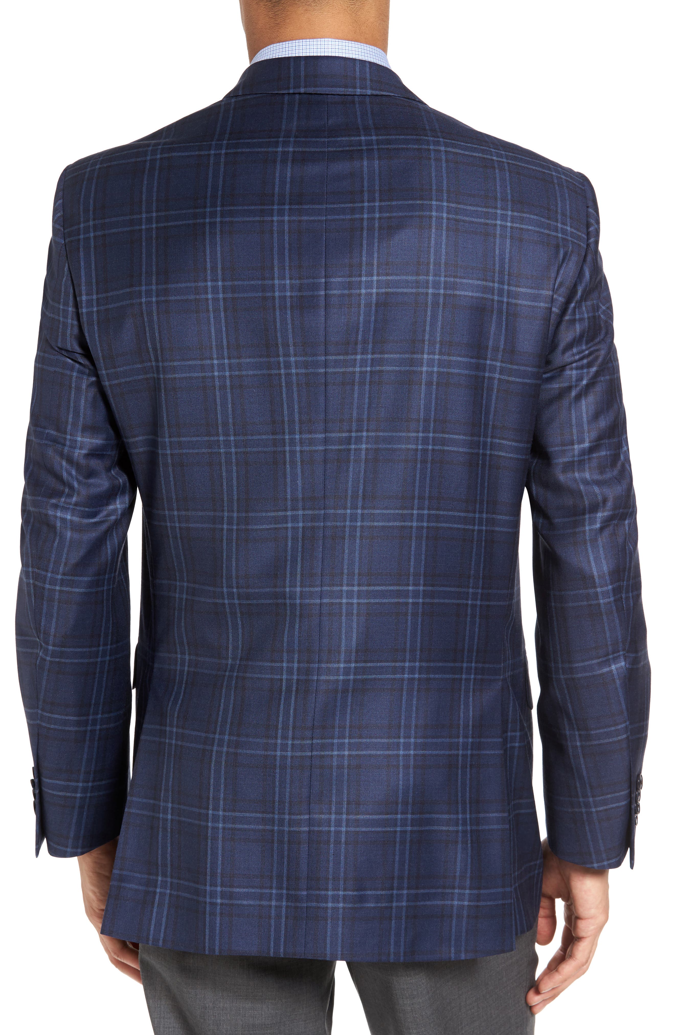 Peter Millar Classic Fit Plaid Wool Sport Coat Nordstrom