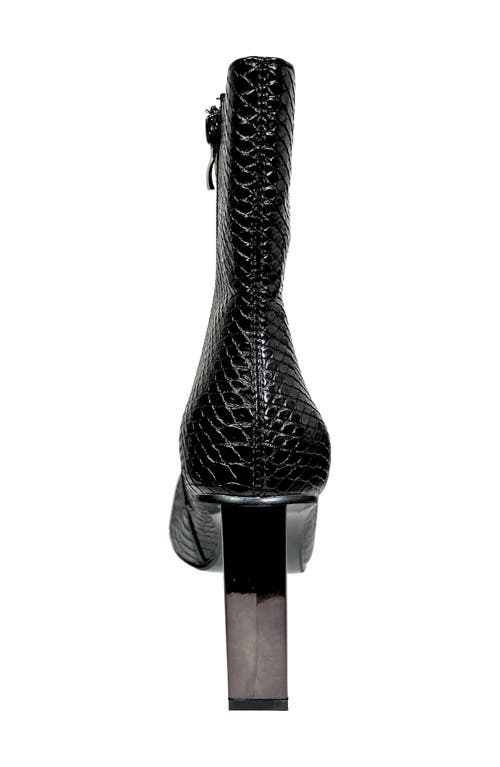 Ninety Union Fire Snip Toe Bootie In Black