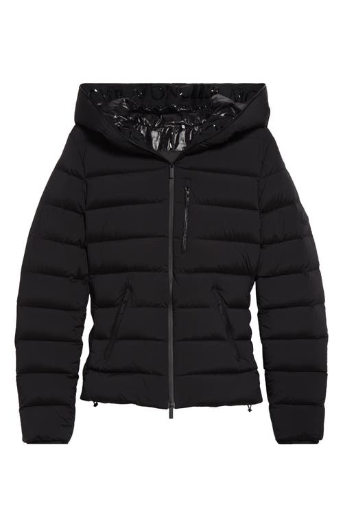 Shop Moncler Herbe Quilted Hooded Down Puffer Jacket In Black