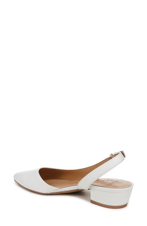 Naturalizer Banks Slingbacks In White