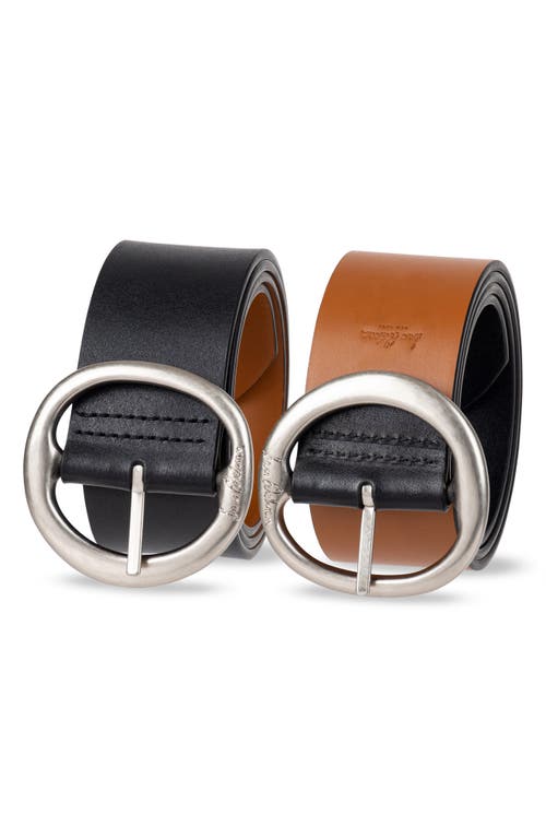 Shop Sam Edelman Reversible Belt In Black/saddle