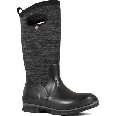 Bogs Crandall Tall Waterproof Boot, Black